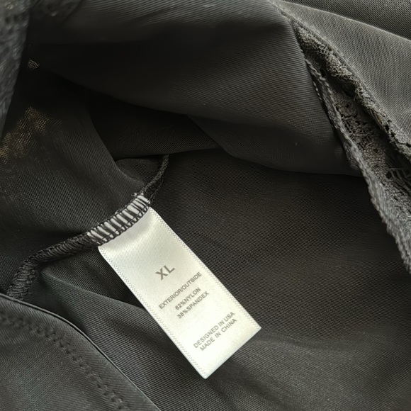 NWT Popilush Deep V Neck Lace Thong Bodysuit XL - Picture 10 of 10